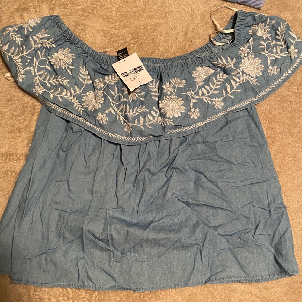 Forever 21 Off-Shoulder Shirt